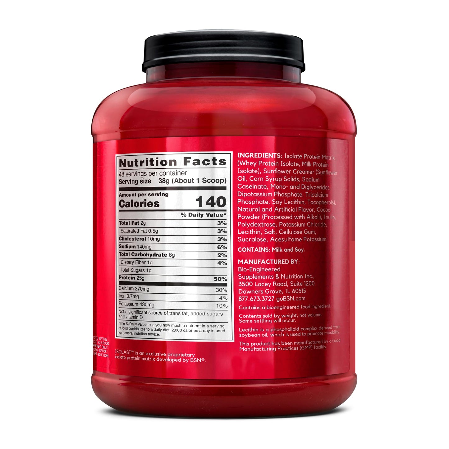 BSN SYNTHA-6 Isolate Protein Powder, Peanut Butter Protein Powder with Whey Protein