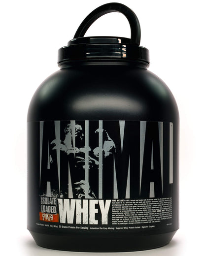 Animal Whey Isolate Protein Powder, Loaded for Post Workout and Recovery & Optimum