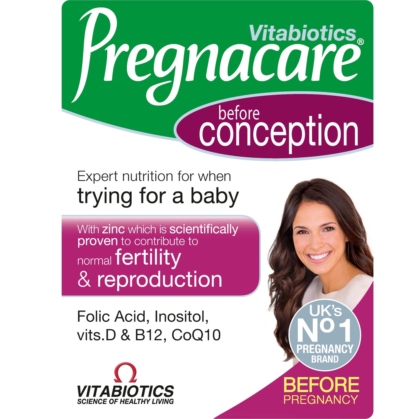 Pregnacare Conception Tablets, Pack of 30, 30 Count