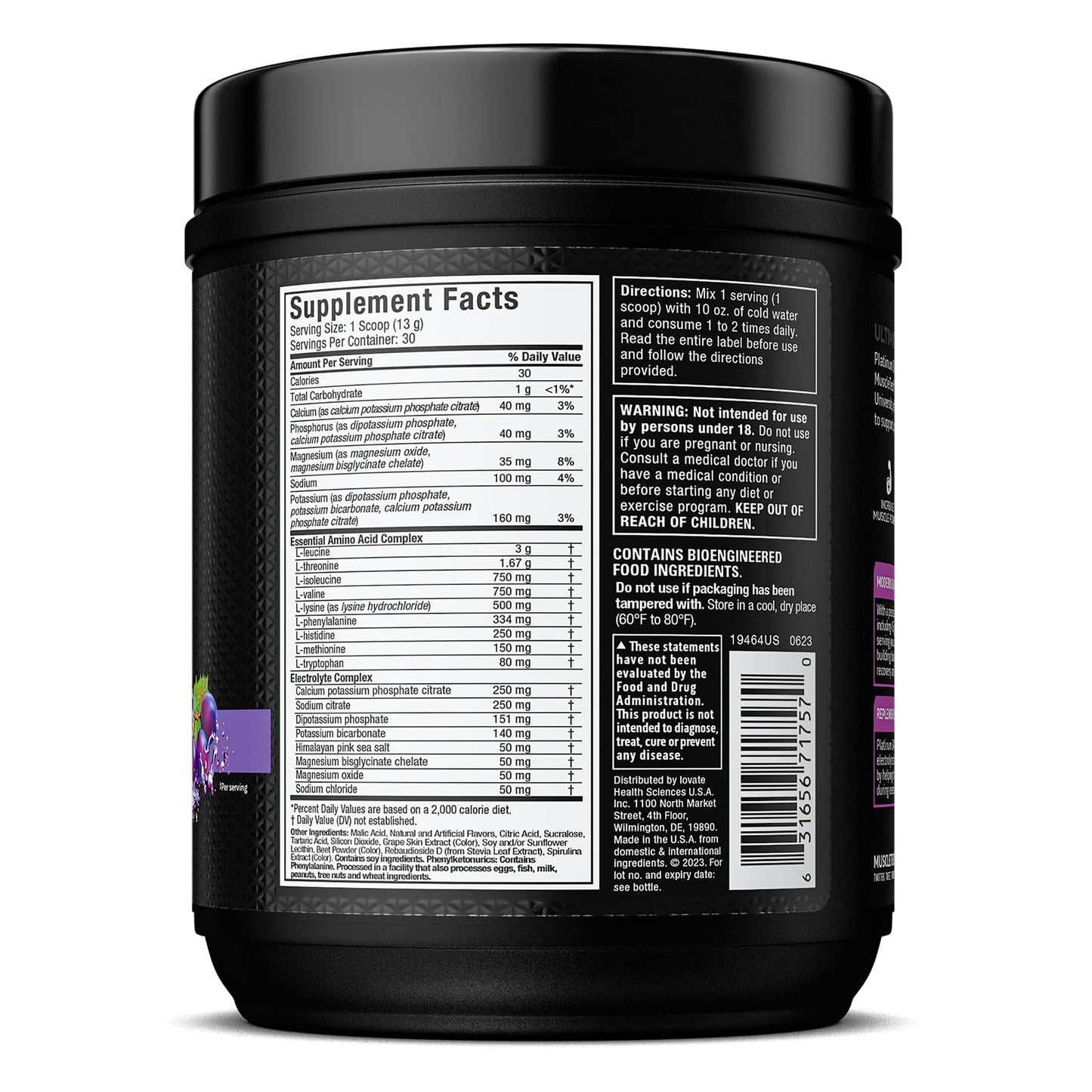 MuscleTech | Platinum 100% EAA+ |Essential Amino Acids | Muscle Strength Builder