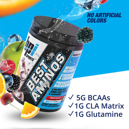 BPI Sports Best Aminos - BCAA Powder Post Workout & Glutamine Recovery Drink