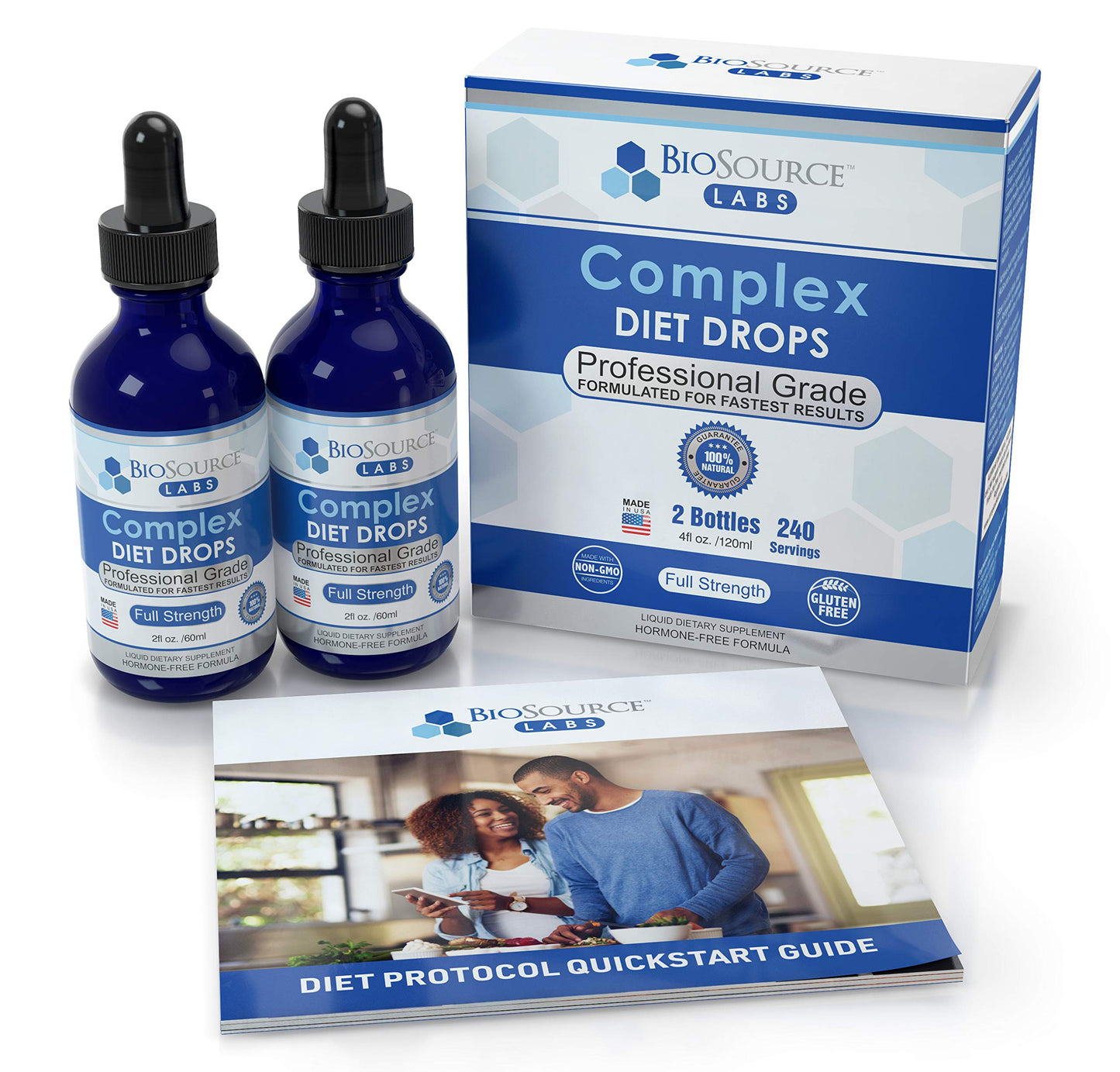 BioSource Labs Complex Diet Drops – Best Natural Weight Management Drops for Men