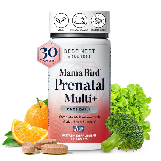 Best Nest Wellness Mama Bird Prenatal Vitamin, Methylated Prenatal Vitamins