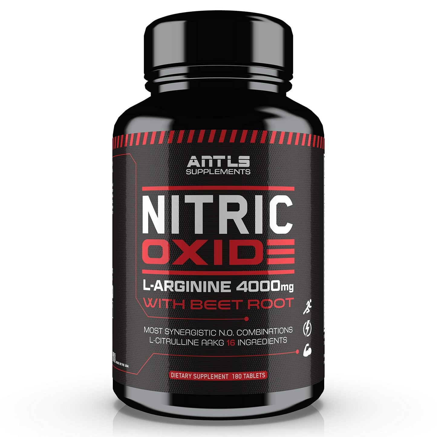 Nitric Oxide Supplement Booster Complex L Arginine 4000mg,L Citrulline, AAKG,Beet Root