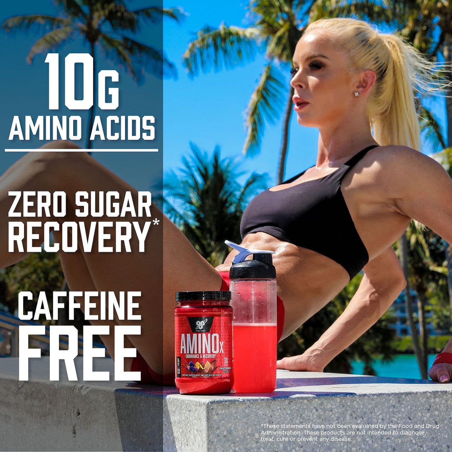 BSN Amino X Muscle Recovery & Endurance Powder with BCAAs, Intra Workout Support