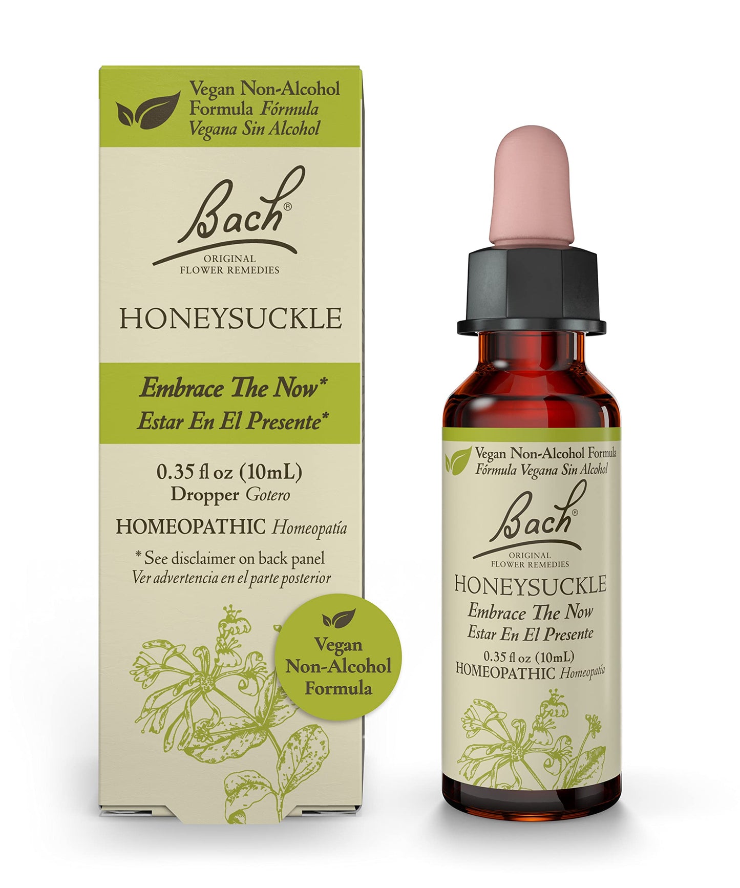 Bach Original Flower Remedies, Honeysuckle for Embracing The Now (Non-Alcohol Formula)