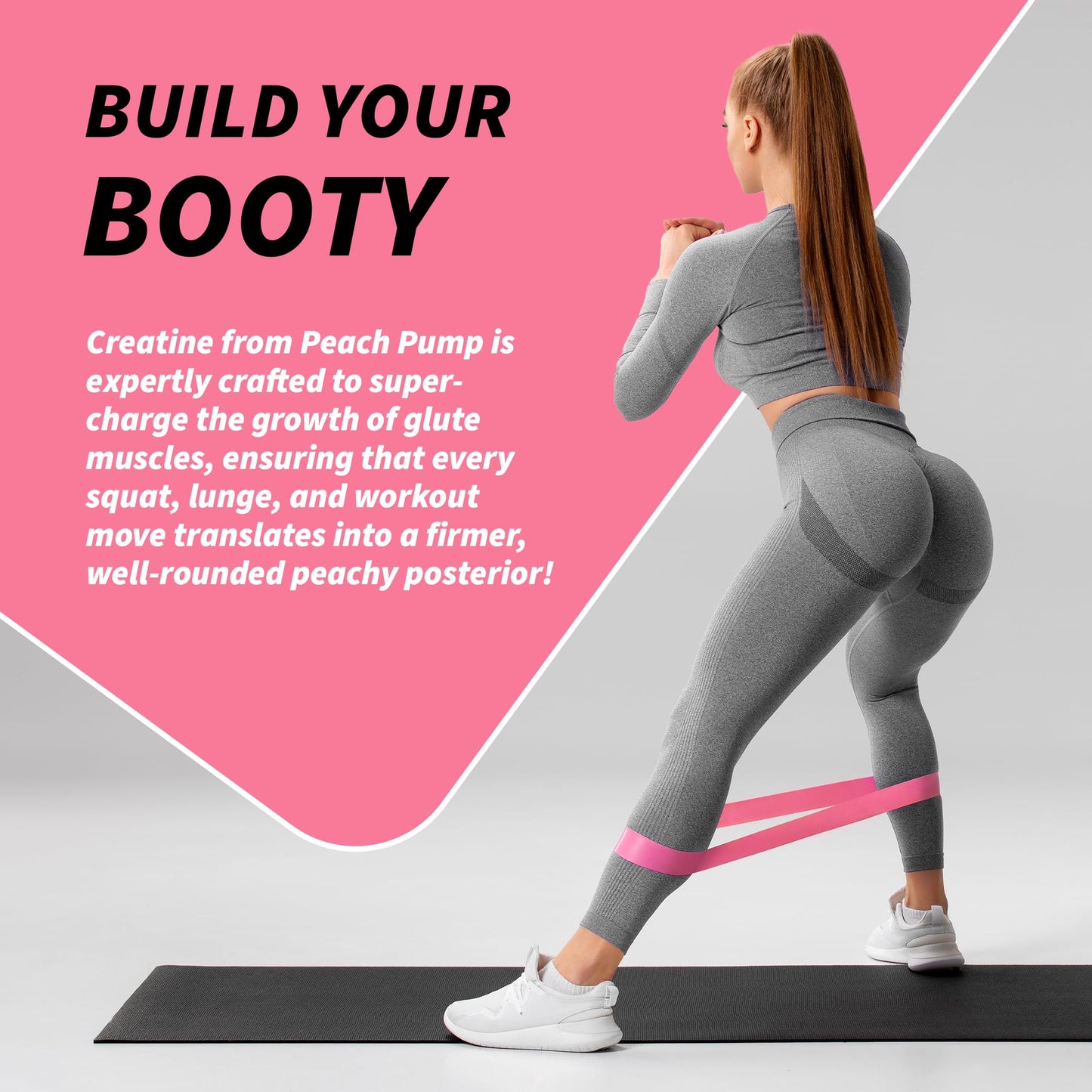 Creatine Supplement for Women's Booty Gains - Unflavored Micronized Creatine