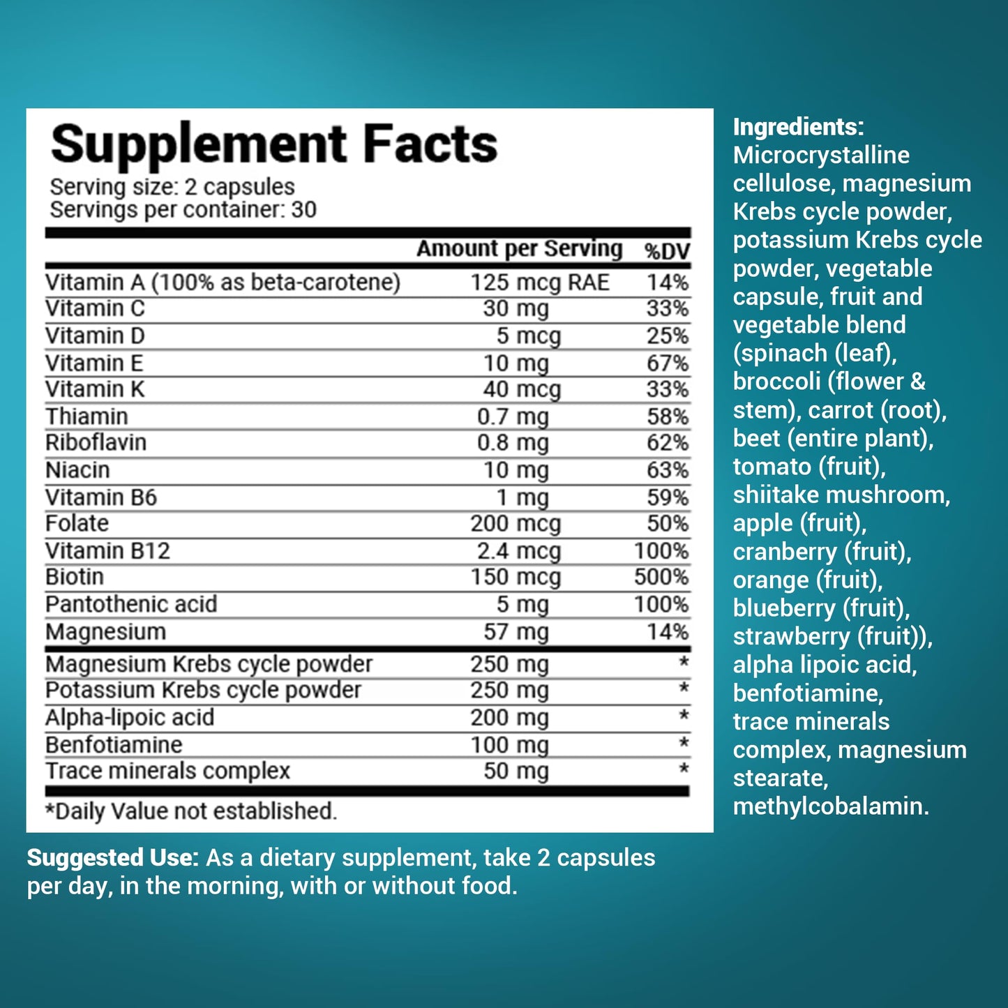 Dr. Berg Nutritionals Keto Energy - Enhanced Mitochondrial Support, Nutritional Energy