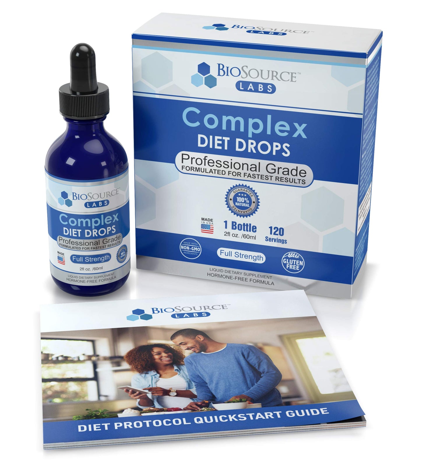 BioSource Labs Complex Diet Drops – Best Natural Weight Management Drops for Men and Women