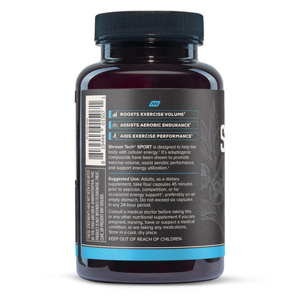 Onnit Shroom TECH Sport (84ct) | All Natural Pre-Workout Supplement with Ashwagandha