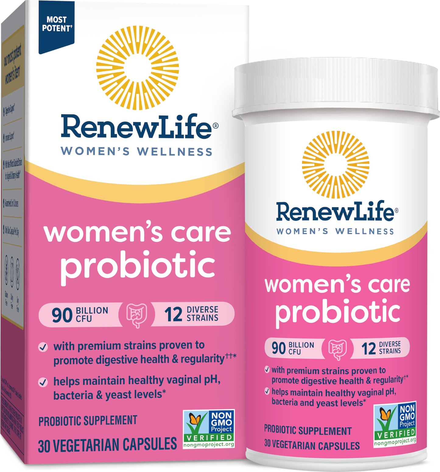 Renew Life Women's Probiotic Capsules, Supports Vaginal, Urinary, Digestive & Ultimate