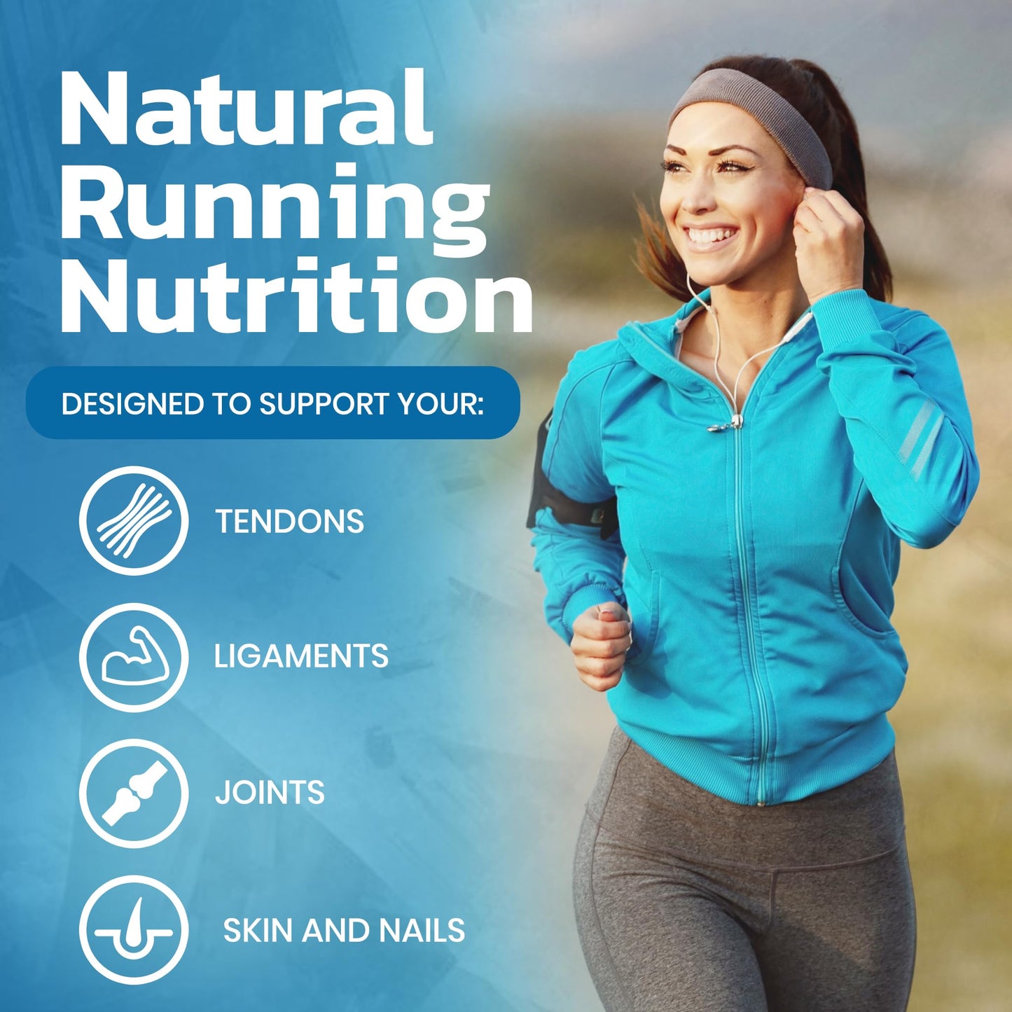 Protein Rebel - Run Easy Marine Collagen Powder for Running, Joint Support - Unflavoured Powder Collagen