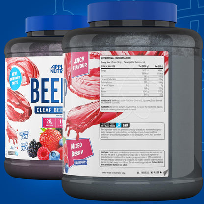 Applied Nutrition Beef XP - Clear Hydrolysed Beef Protein Isolate, Fruit Juice Style, Dairy Free Beef Protein Powder