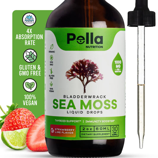 Organic Sea Moss Drops - 1000mg Irish Sea Moss - 4X Stronger than Sea Moss Gel