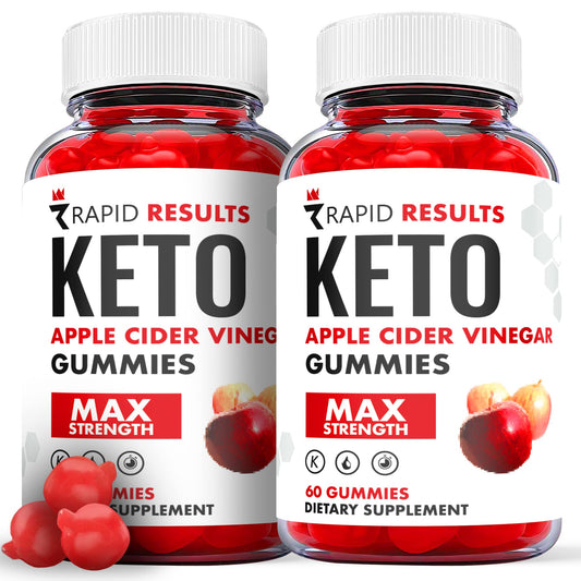 (2 Pack) Rapid Results Keto Gummies - Rapid Results Keto ACV - Rapid Results Keto