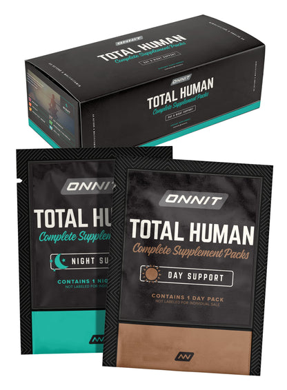 ONNIT Total Human Day and Night Vitamin Packs for Men and Women,Capsule, 30-Day 