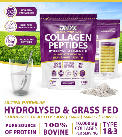 Collagen Powder 600g - 60 Servings - Collagen Peptides Supplement with High