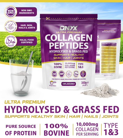 Premium Collagen Powder 300g Hydrolysed Bovine Collagen Peptides Powder