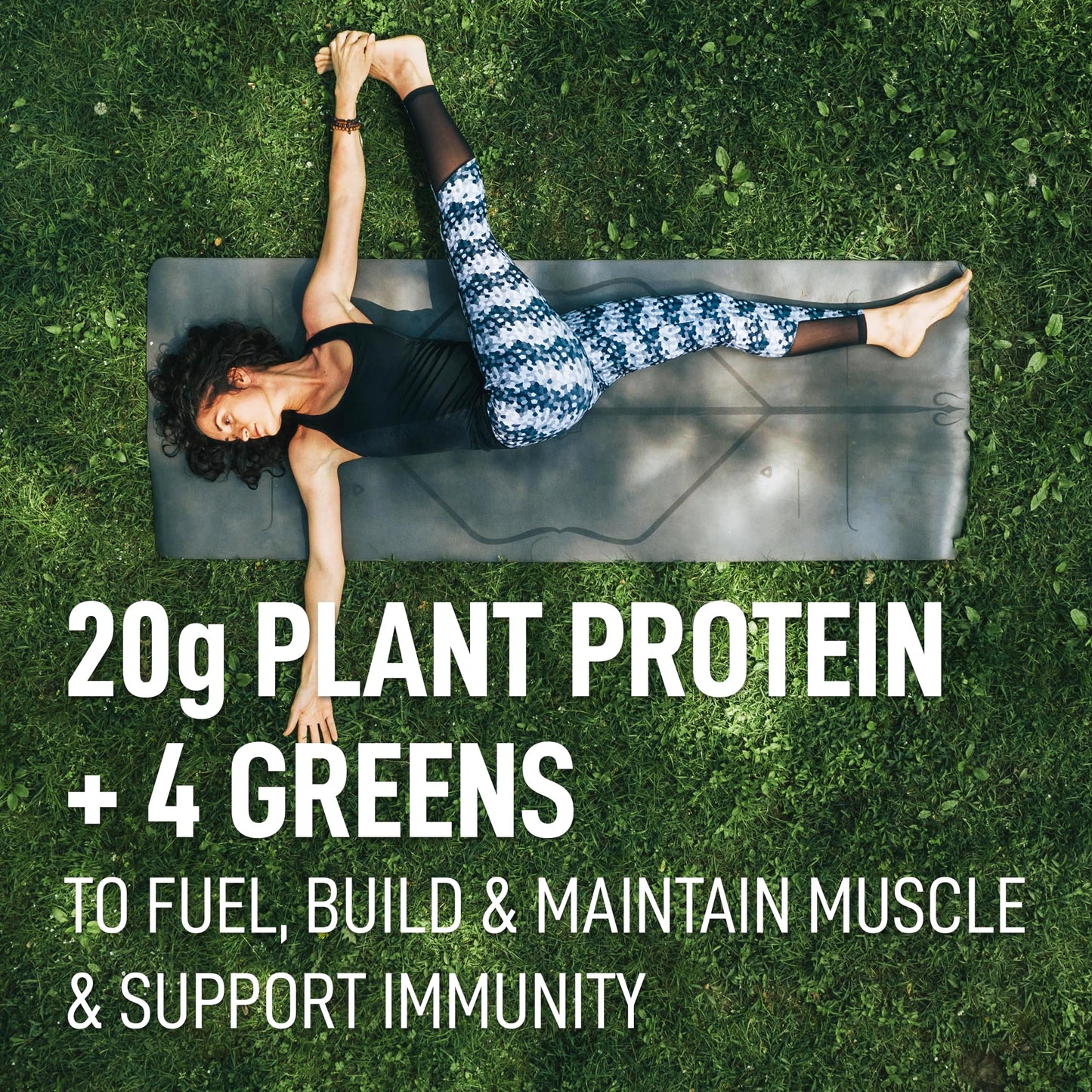 LeanFit Plant-Based Protein & Greens, Natural Berry, 20g Protein, 19 Servings, 1.25 Pound