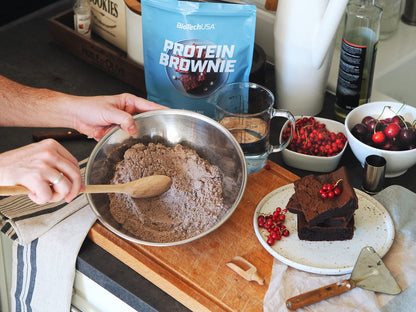 BioTechUSA Protein Brownie, Baking Mix with Collagen, whey proteins and sweeteners. 600 g, Chocolate