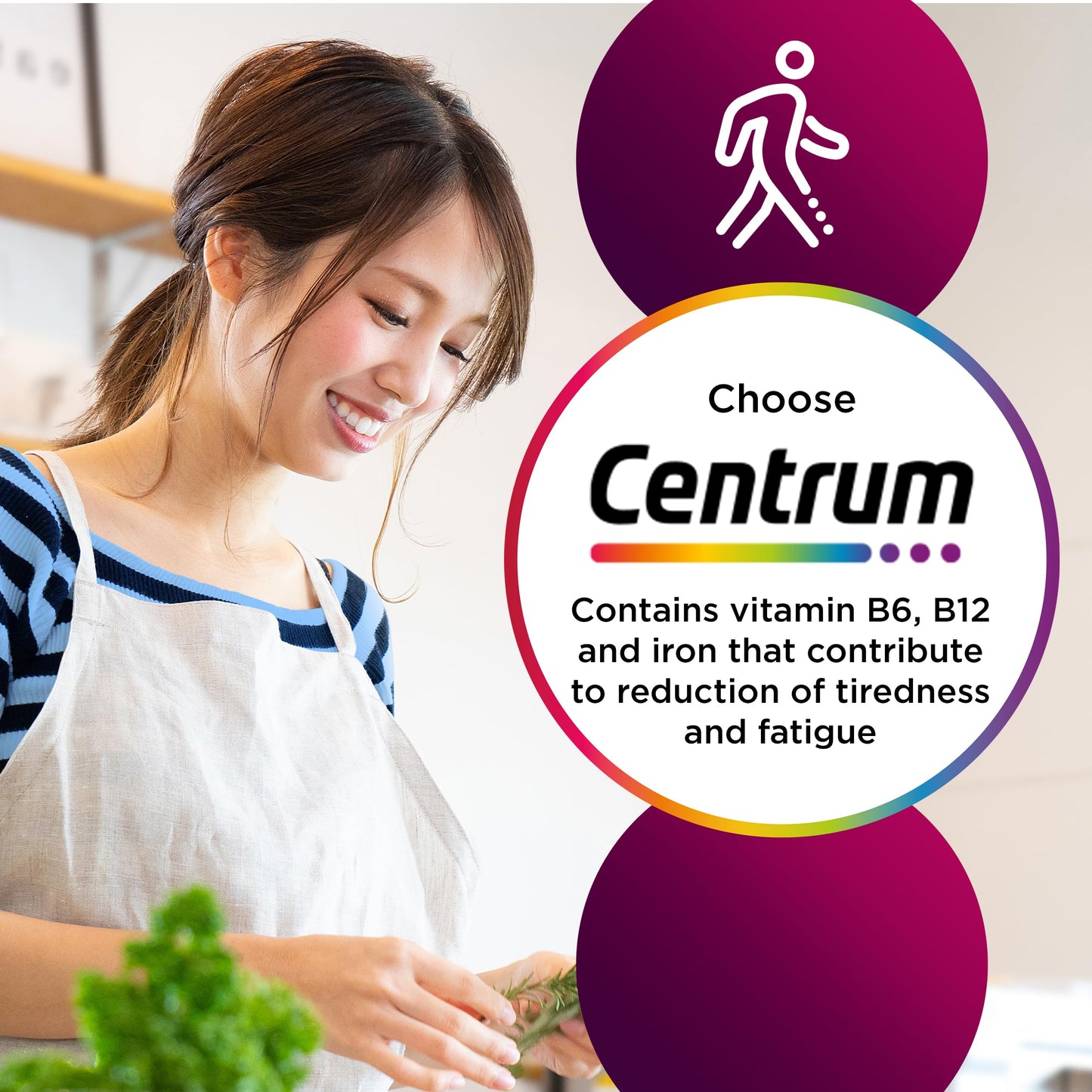 Centrum Women Tablets Multivitamin & Mineral Supplements, with 23 essential nutrients