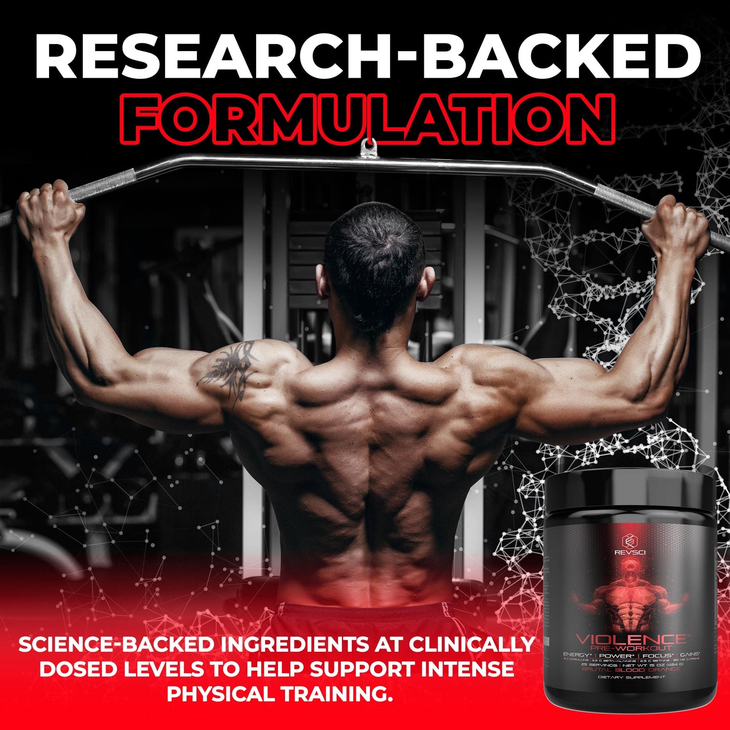 Violence Pre Workout Powder for Men - Precision Dosed Preworkout for Men & Women