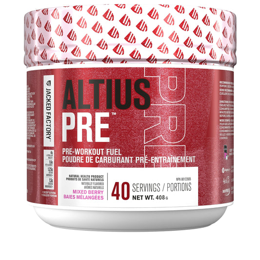 ALTIUS Pre-Workout Supplement - Naturally Sweetened - Clinically Dosed Powerhouse