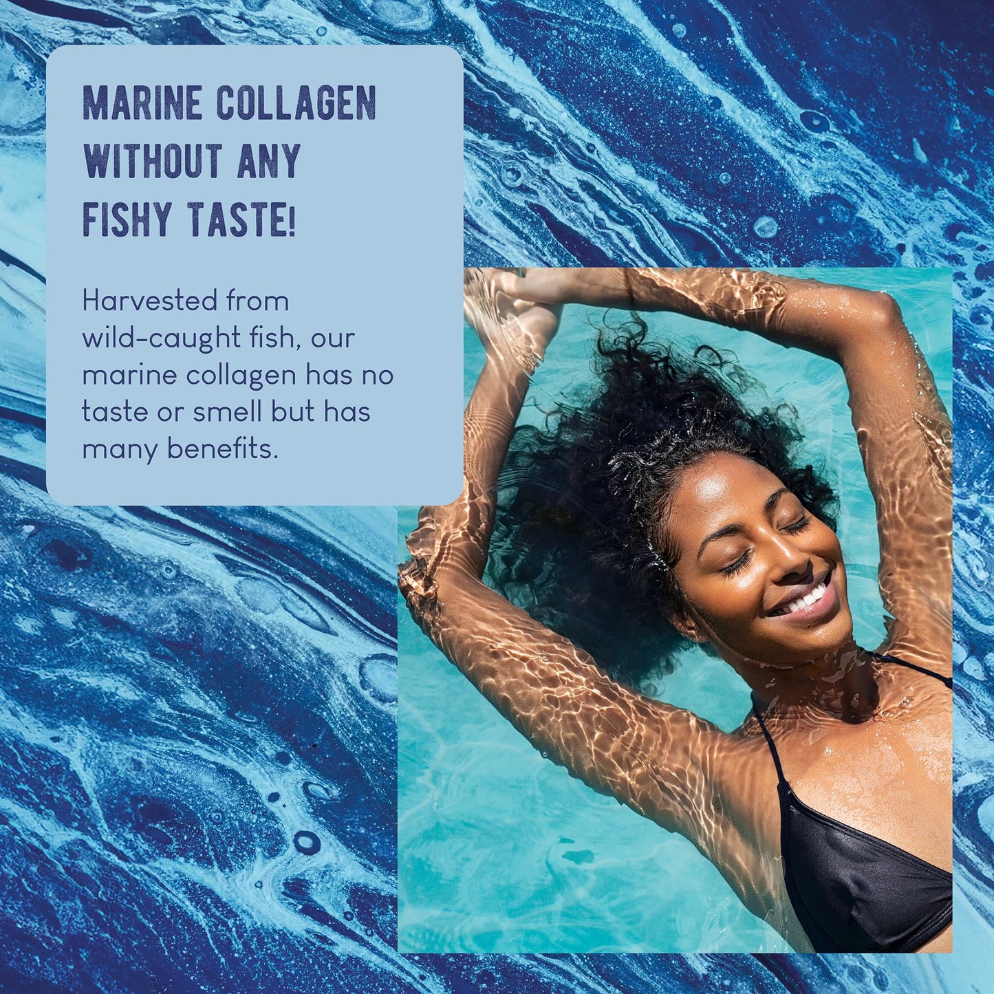 Superfoods Company - Hydrolysed Marine Collagen, Boosts Hair and Skin Health, Unflavoured