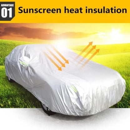 Car Cover Outdoor Protection Full Exterior Snow Cover Sunshade Dustproof Protection