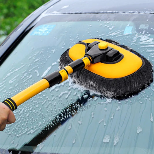 Car Cleaning Brush Car Cleaning Tools Telescoping Long Handle Cleaning Mop Chenille