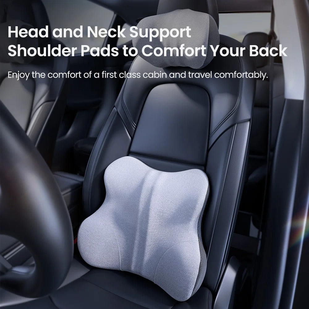 YZ Clouds Cashmere Head Pillow Protective Lumbar Back Support Breathable Car