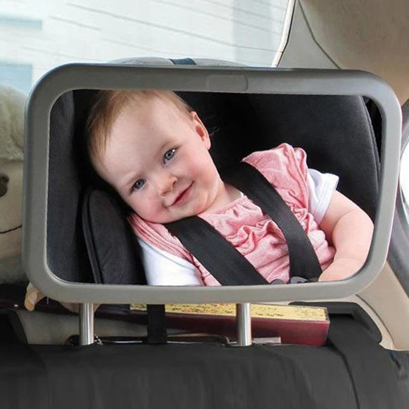 Baby Car Mirror Adjustable Car Back Seat Rearview Facing Headrest Mount Child Kids