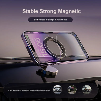 Zinc Alloy Folding Magnetic Car Compact Cell Phone Holder