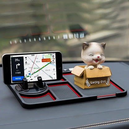 Car Silicone Anti-Slip Mat Auto Phone Holder Sticky Anti Slide Dash Phone Mount Parking