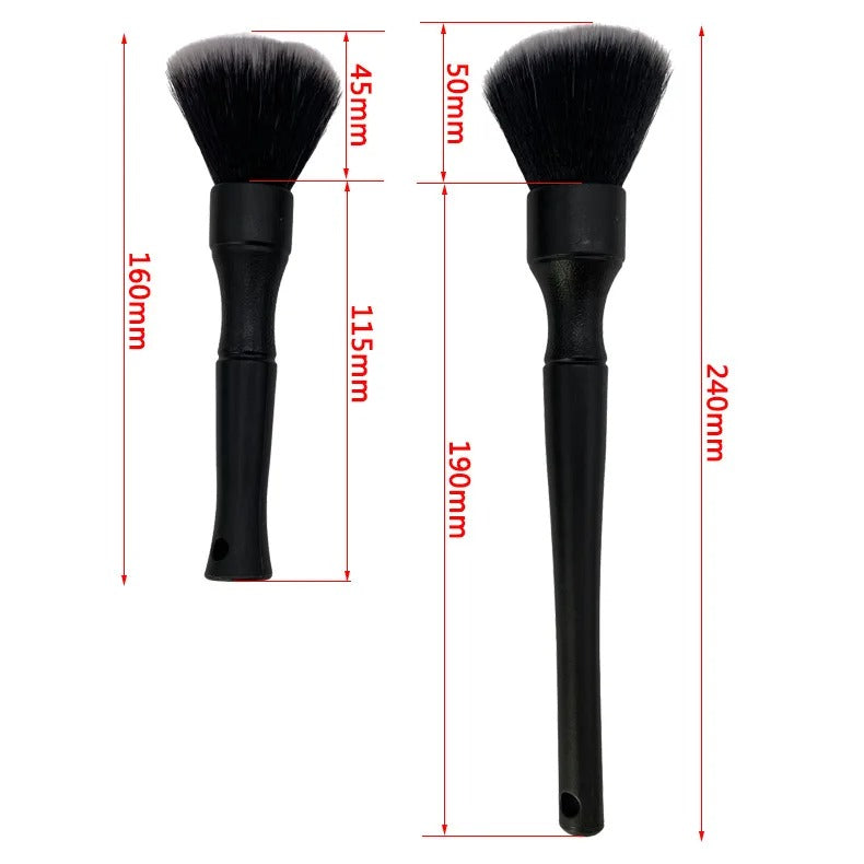 Ultra-Soft Car Detailing Brush Super Soft Auto Interior Detail Brush synthetic boars hair