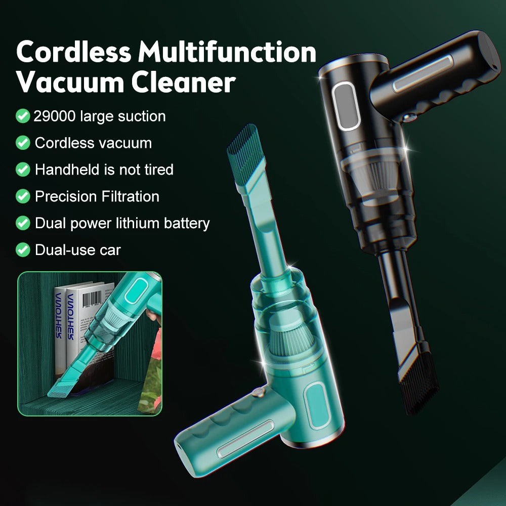 29000Pa Wireless Car Vacuum Cleaner Strong Suction Dust Catcher Cordless Handheld