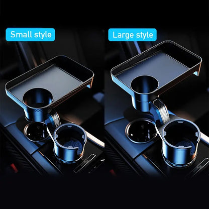 SEAMETAL Premium Car Cup Holder Expander Multi-Function Drink Holder with Food Table