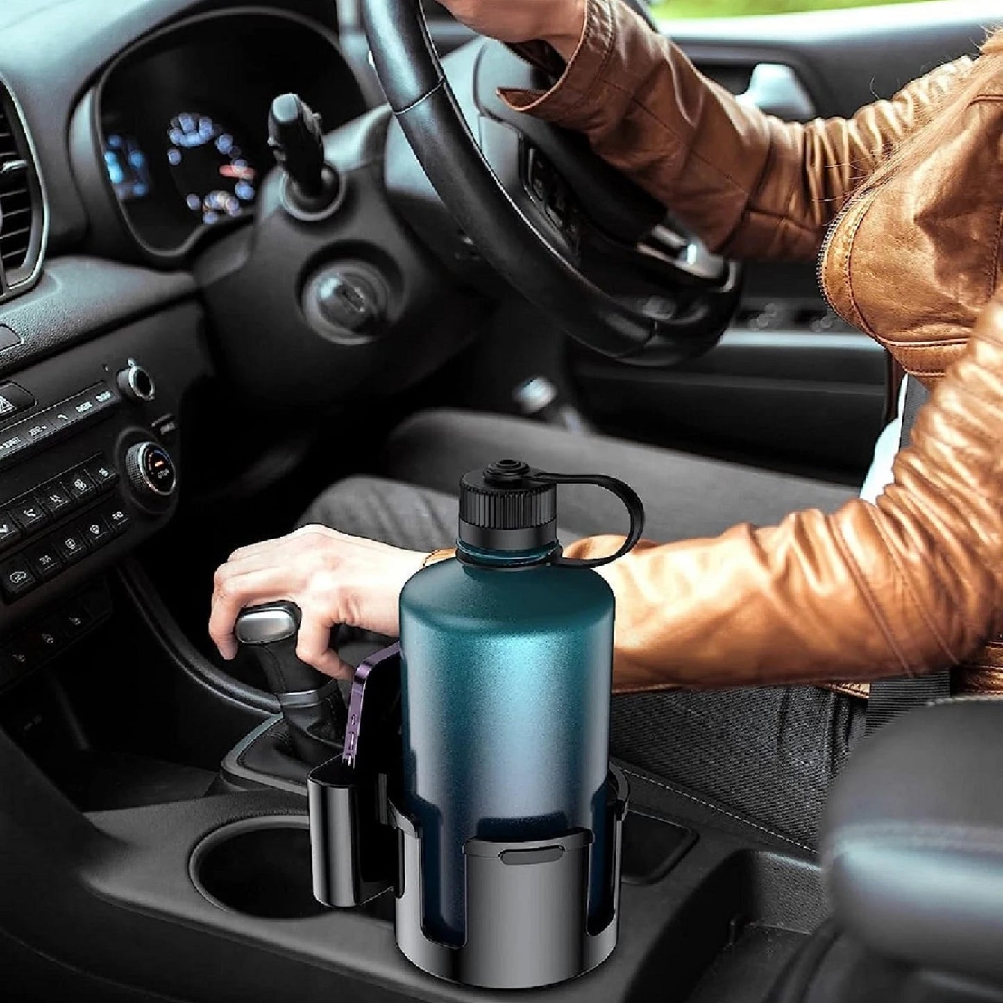 Car Cup Holder Expander Cupholder Adapter Multipurpose Auto Interior Expandable