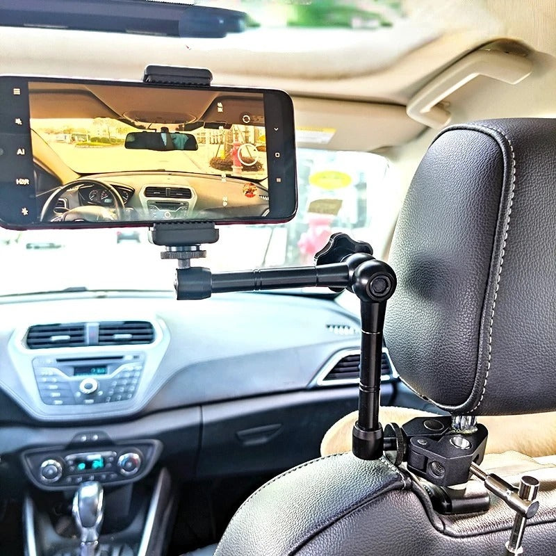 Car Phone Holder for Mobile Cellphone First View POV Video Recording Smartphone Stand