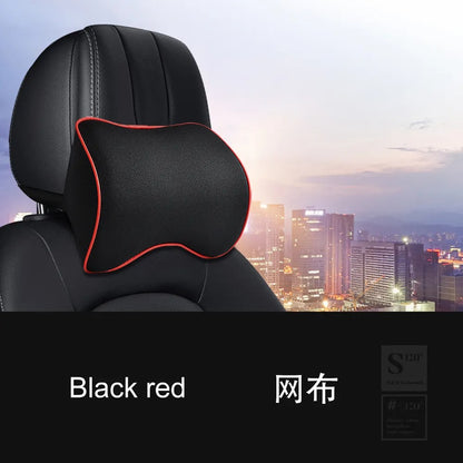 Car Headrest Neck Pillow Auto Car Neck Cushion Memory Foam Breathable Head