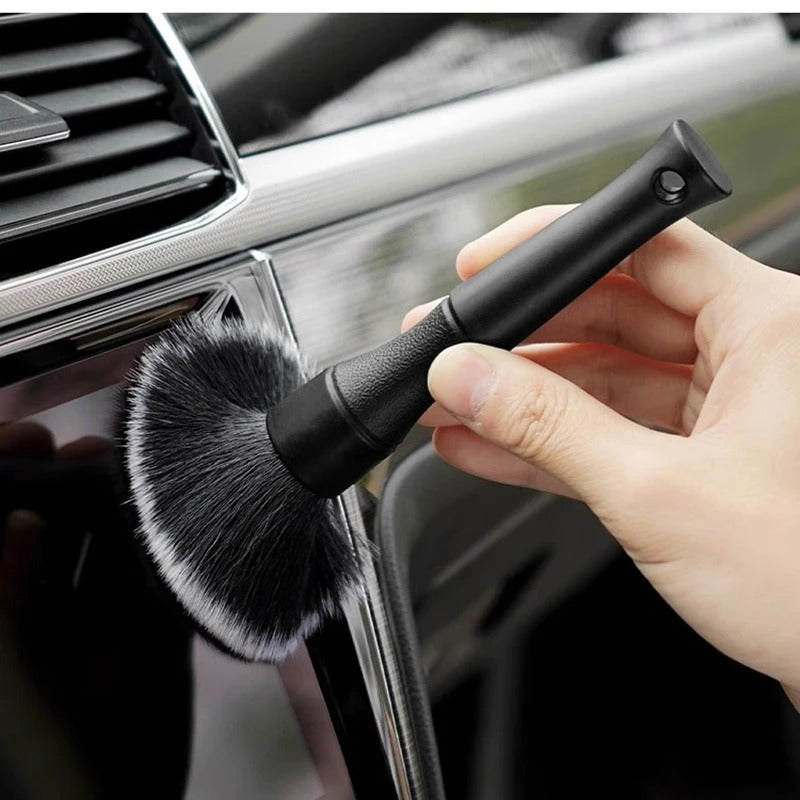 Ultra-Soft Car Detailing Brush Super Soft Auto Interior Detail Brush synthetic boars hair