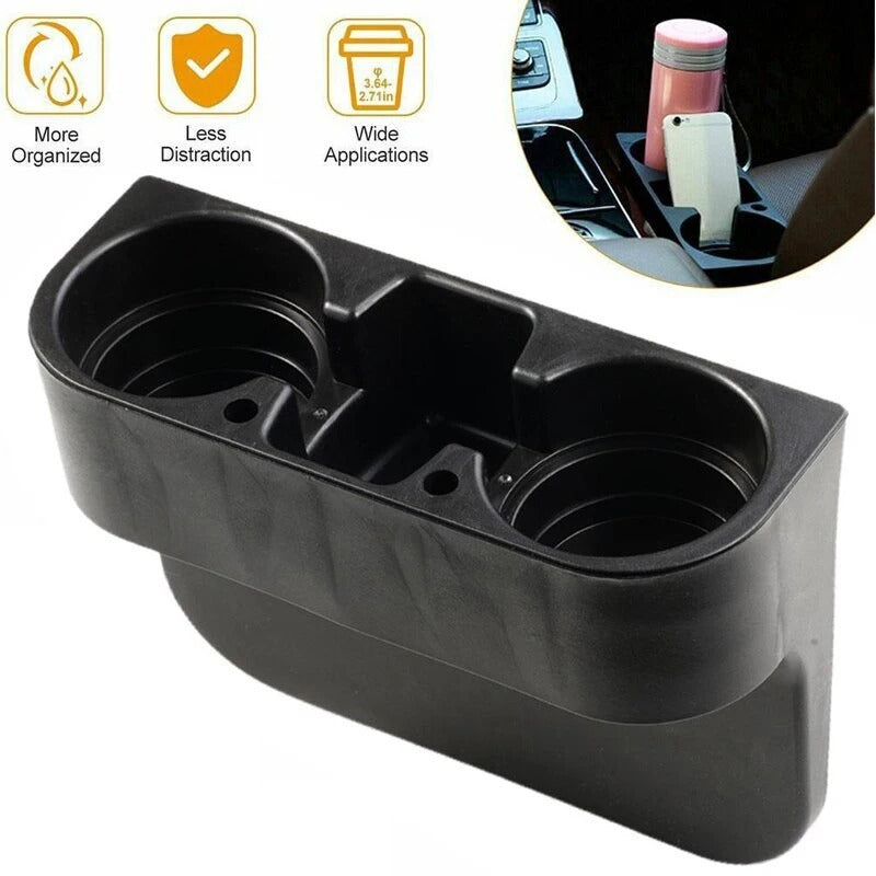 Car Cup Holder Auto Seat Gap Water Cup Drink Bottle Can Phone Keys Organizer Storage