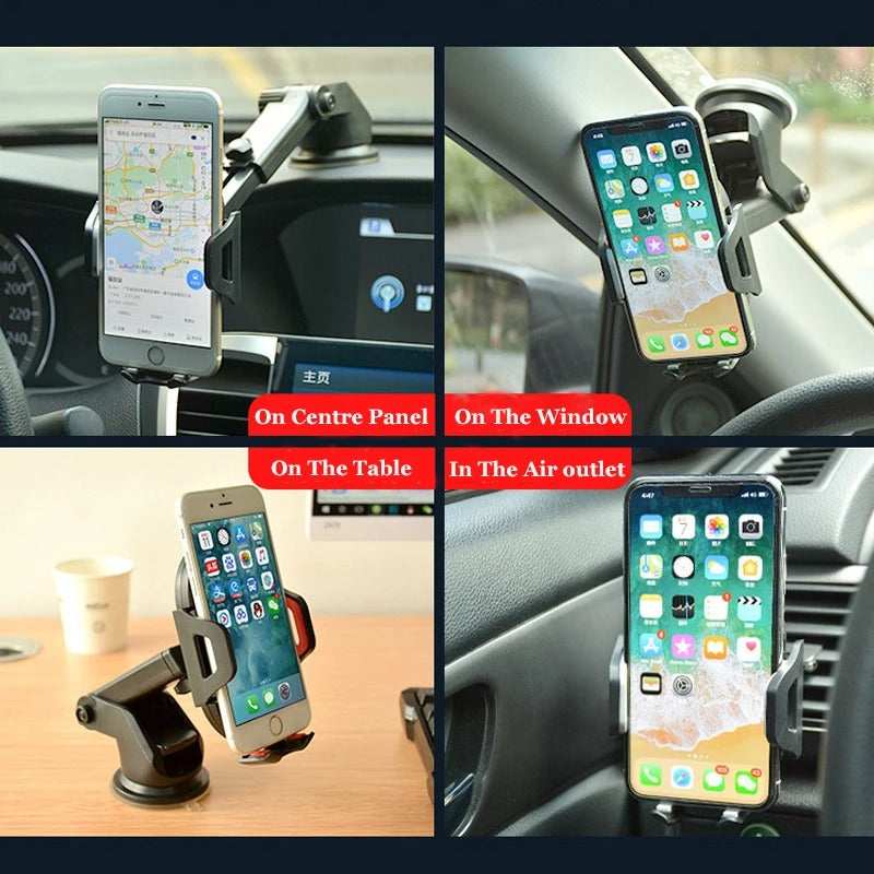 AUFU Sucker Car Phone Holder Mobile Phone Holder Stand in Car No