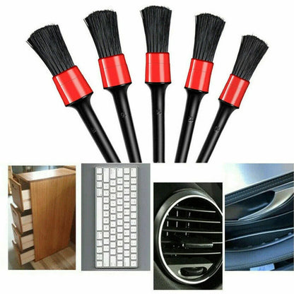 5pcs Detailing Brush Set Car Brushes Car Detailing Brush For Car Cleaning Detailing Brush