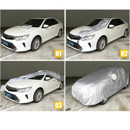 Car Cover Outdoor Protection Full Exterior Snow Cover Sunshade Dustproof Protection