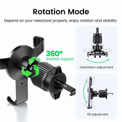 UGREEN Car Phone Holder Air Vent Phone Stand in Car For Mobile