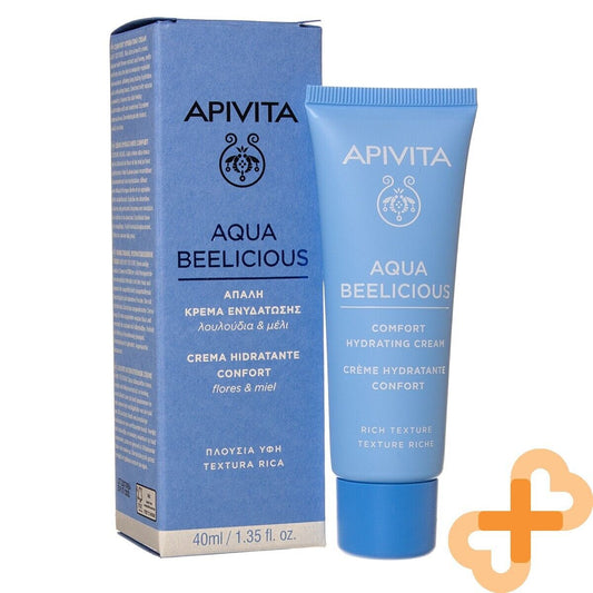 APIVITA AQUA Beelicious Comfort Face Cream for Dry Skin 40 ml Flowers