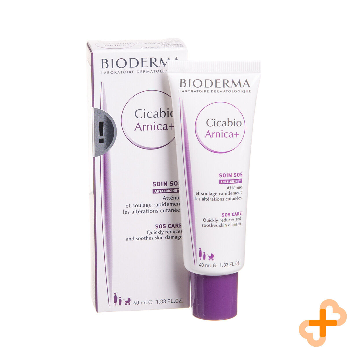 Bioderma Cicabio Cream Arnica+ 40ml Soothing Ointment Bruises Knocks