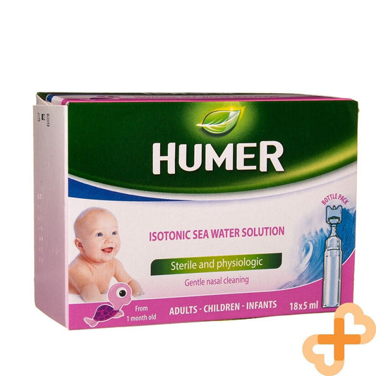 HUMER Infant Isotonic Sea Water Solution For Baby 5ml x 18 Doses Stuffy