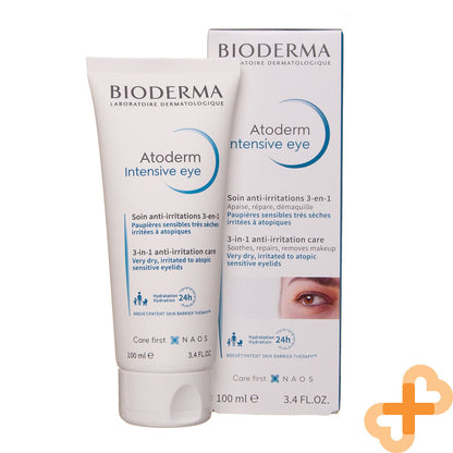 BIODERMA ATODERM INTENSIVE EYE Cream Moisturer Anti Age 3IN1 100ML